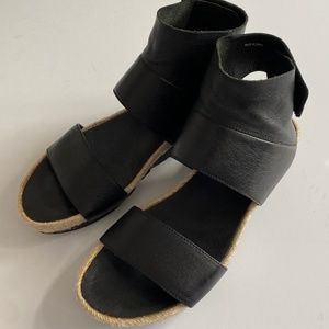 EILEEN FISHER platform sandals, 7 1/2
